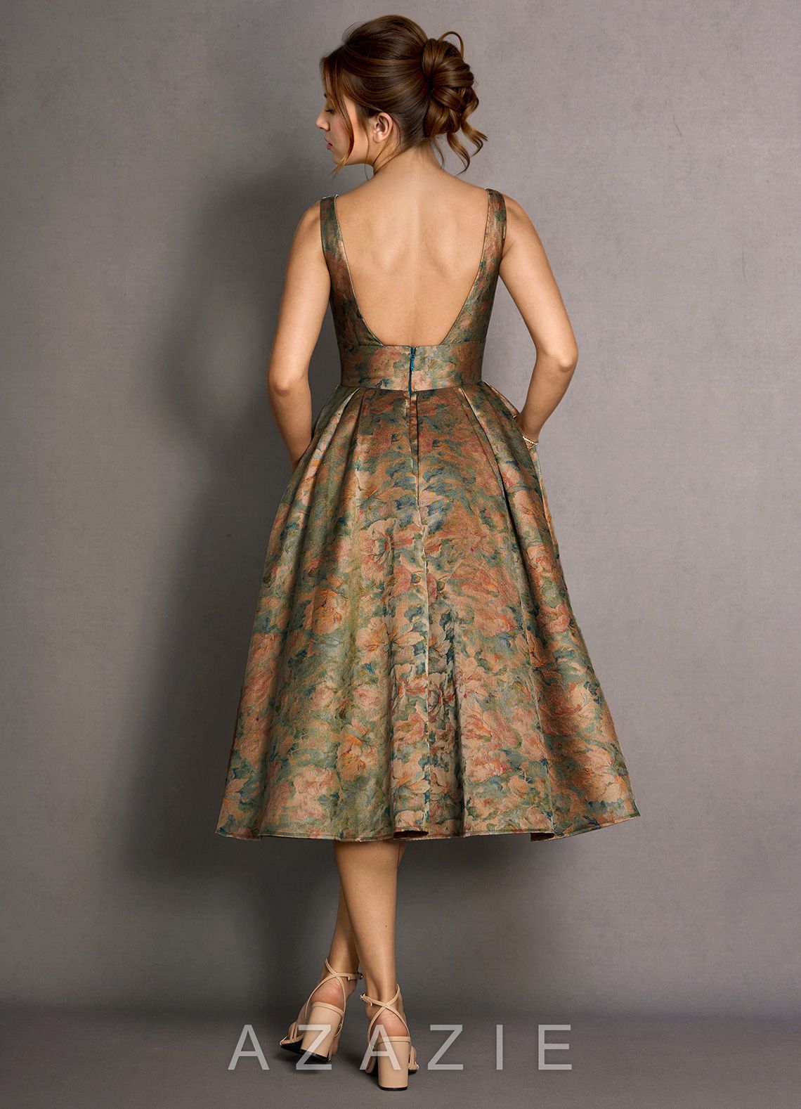 Katel {color} Midi Dress  sp_vintage_teal_#vt134789