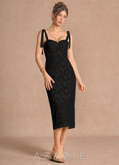 Donne {color} Midi Dress  black