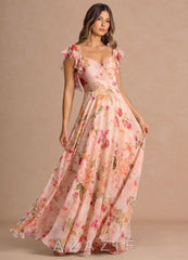 Leilani {color} Maxi Dress  sp_abstract_bouquet_floral_#111401