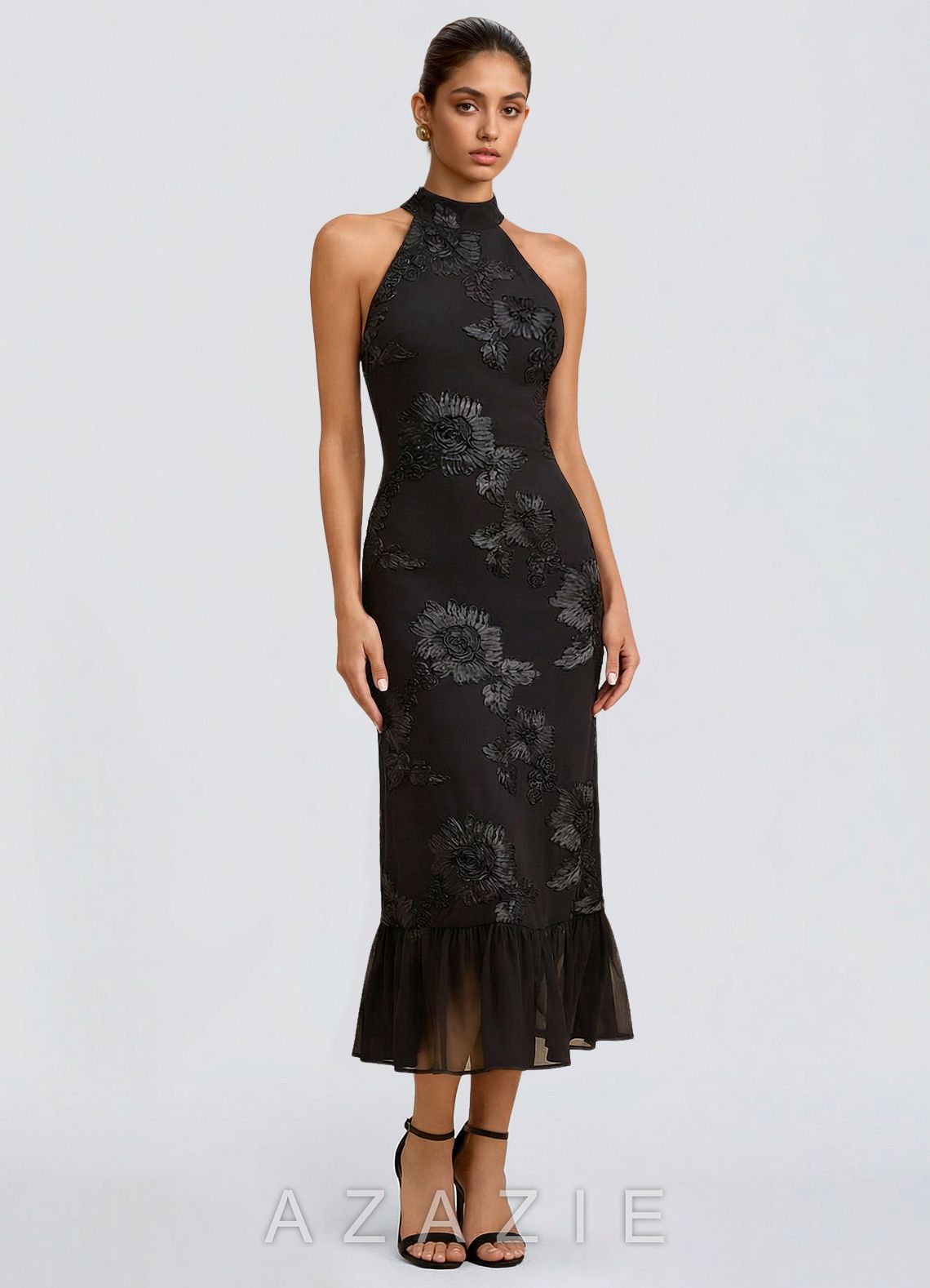 Ivanna {color} Midi Dress  sp_black_#bk134976