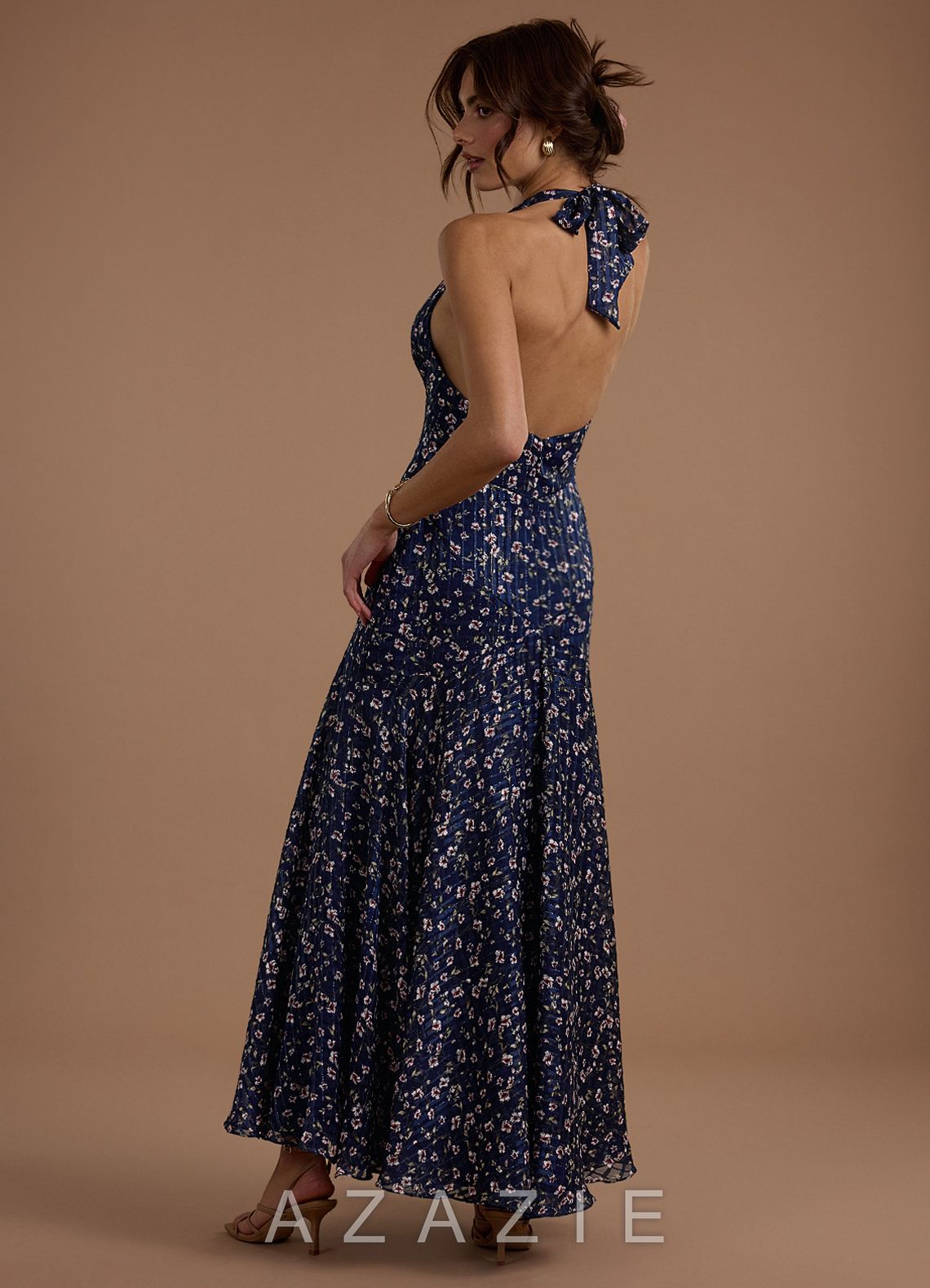 Dena {color} Maxi Dress  sp_floral_gingham_#fg134370