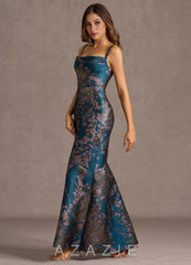 Trinity {color} Maxi Dress  sp_teal_floral_#tf134963