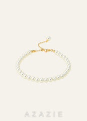Classic Pearl Bracelet  white