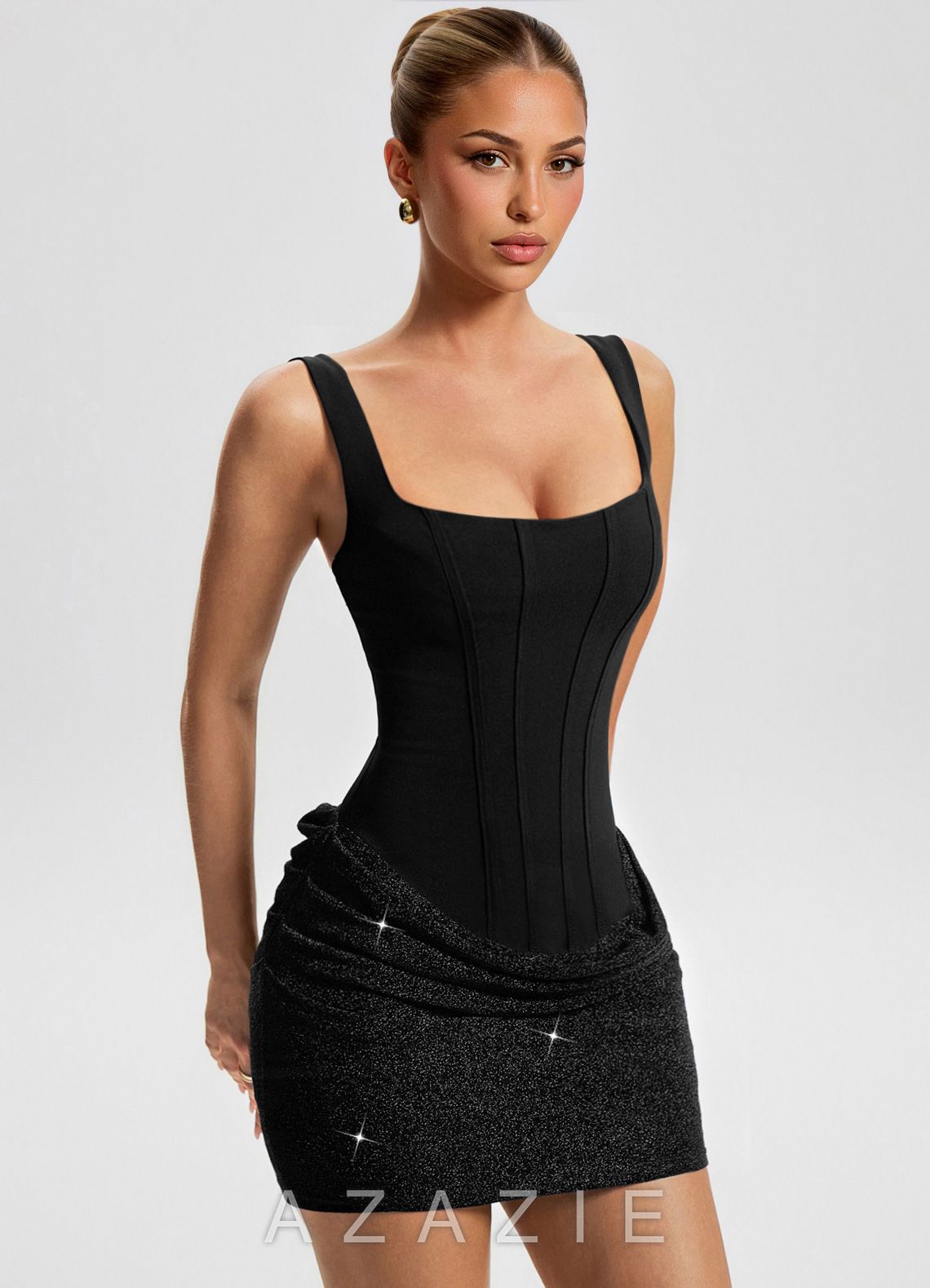 Bronwen {color} Mini Dress  black