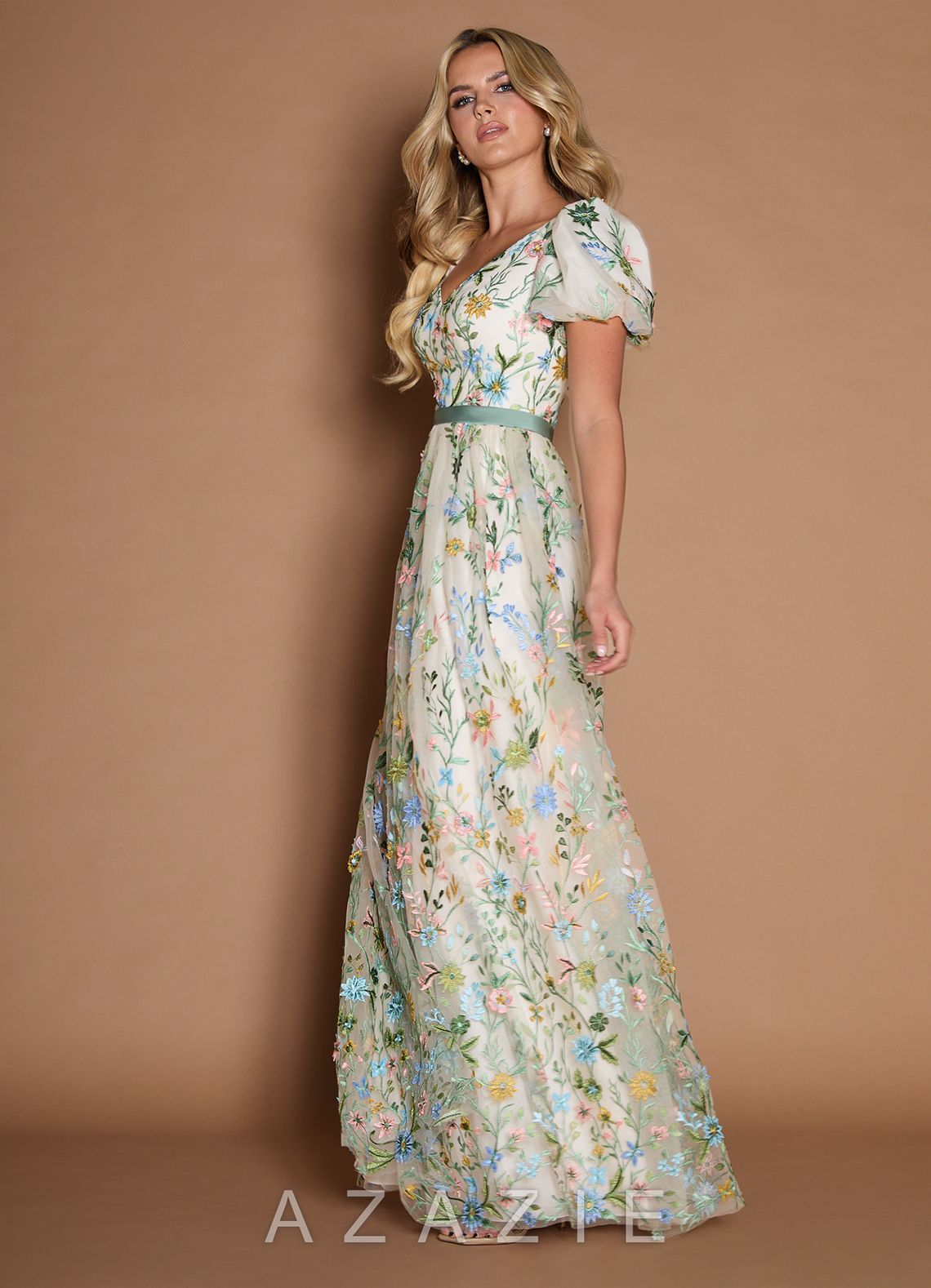 Marisa {color} Maxi Dress  sp_champagne_multi_#cm134767