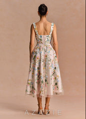 Azaria {color} Midi Dress  sp_blush_pink_multi_#bm134766