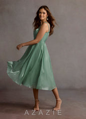 Stefanie {color} Pleated Midi Dress  sage_#se134286