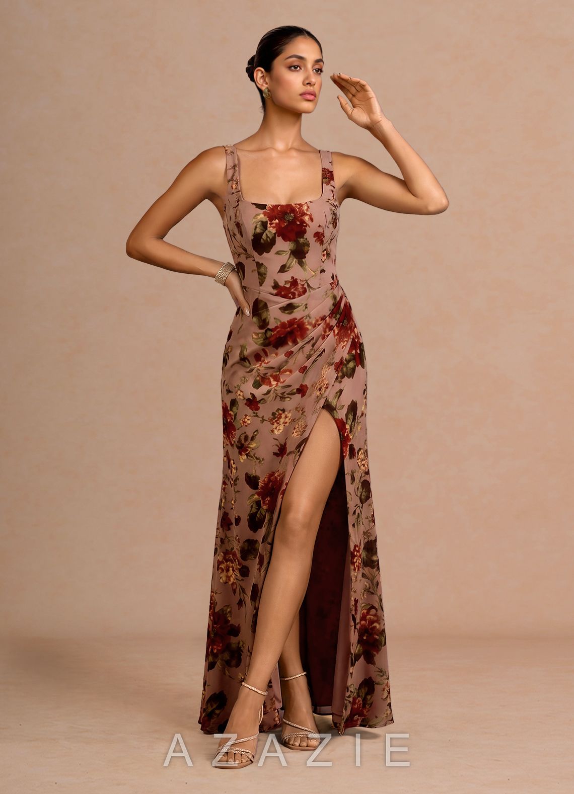 Isabelle {color} Maxi Dress  sp_mauve_multi_#mm134318