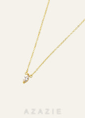 Marquise Zirconia Pendant Necklace