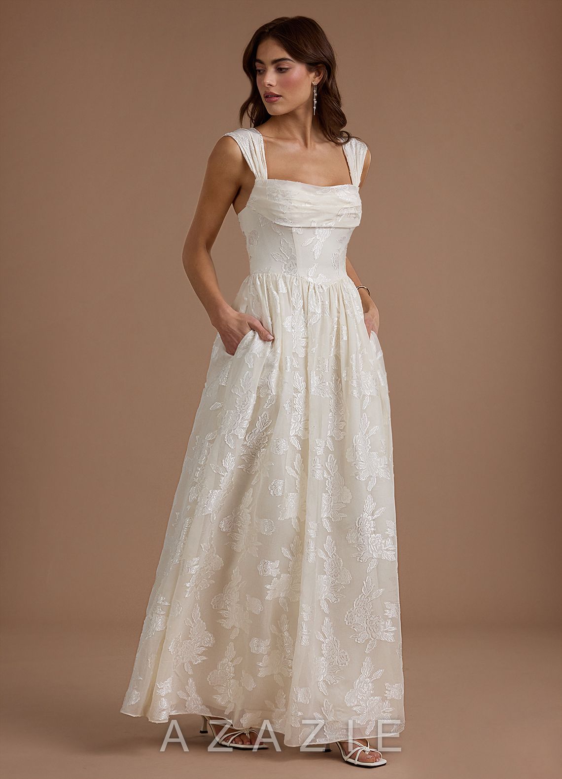Remie {color} Maxi Dress  sp_ivory_porcelain_#ip134371