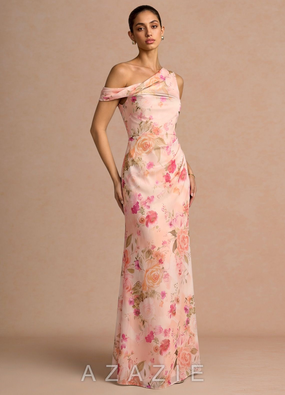 Elodie {color} Maxi Dress  sp_abstract_bouquet_floral_#111401