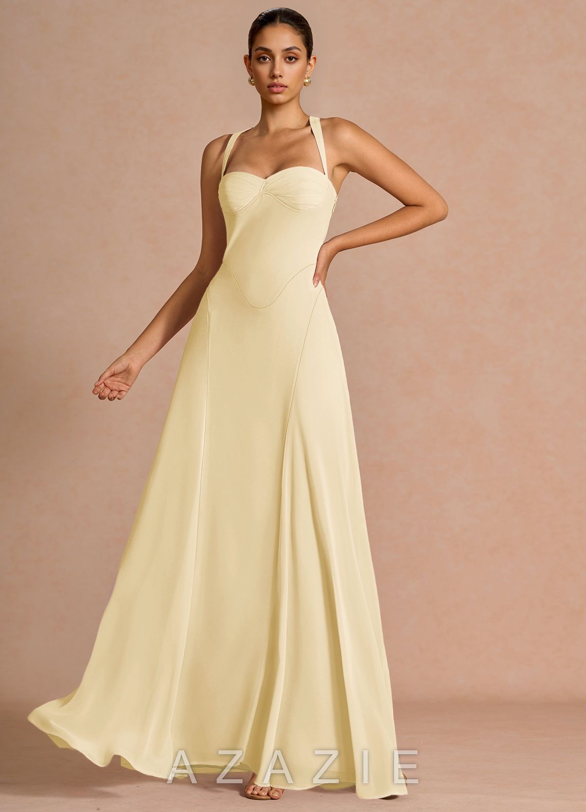 Fiadh {color} Maxi Dress  lemon_sorbet_#134127