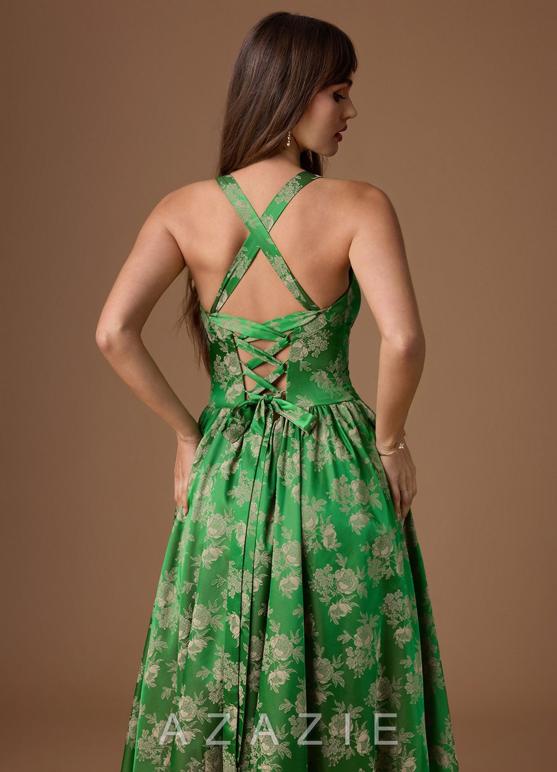 Remie {color} Maxi Dress  sp_green_bloom_#gb134304