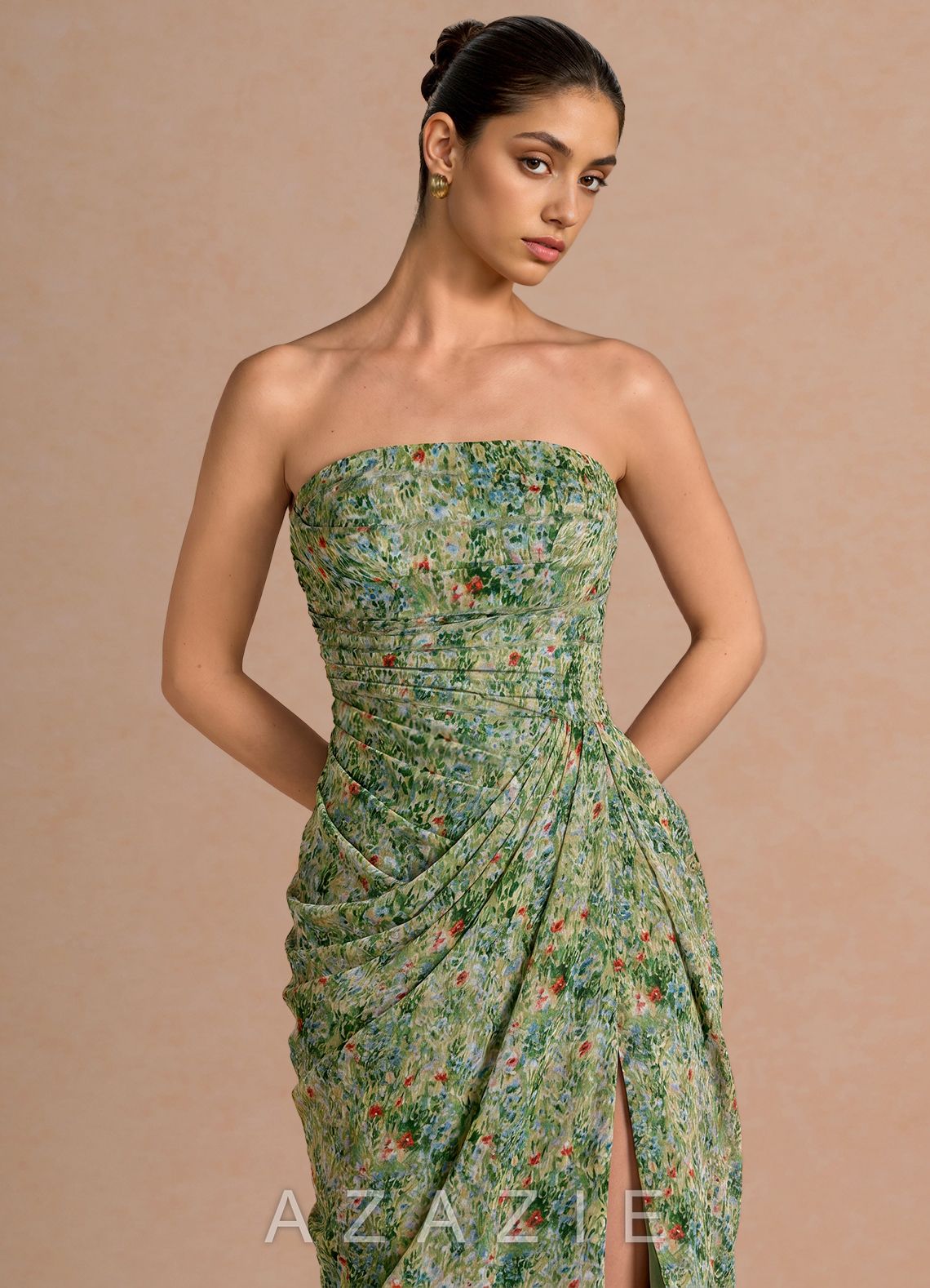 Kaavia {color} Maxi Dress  sp_green_floral_#gf134901