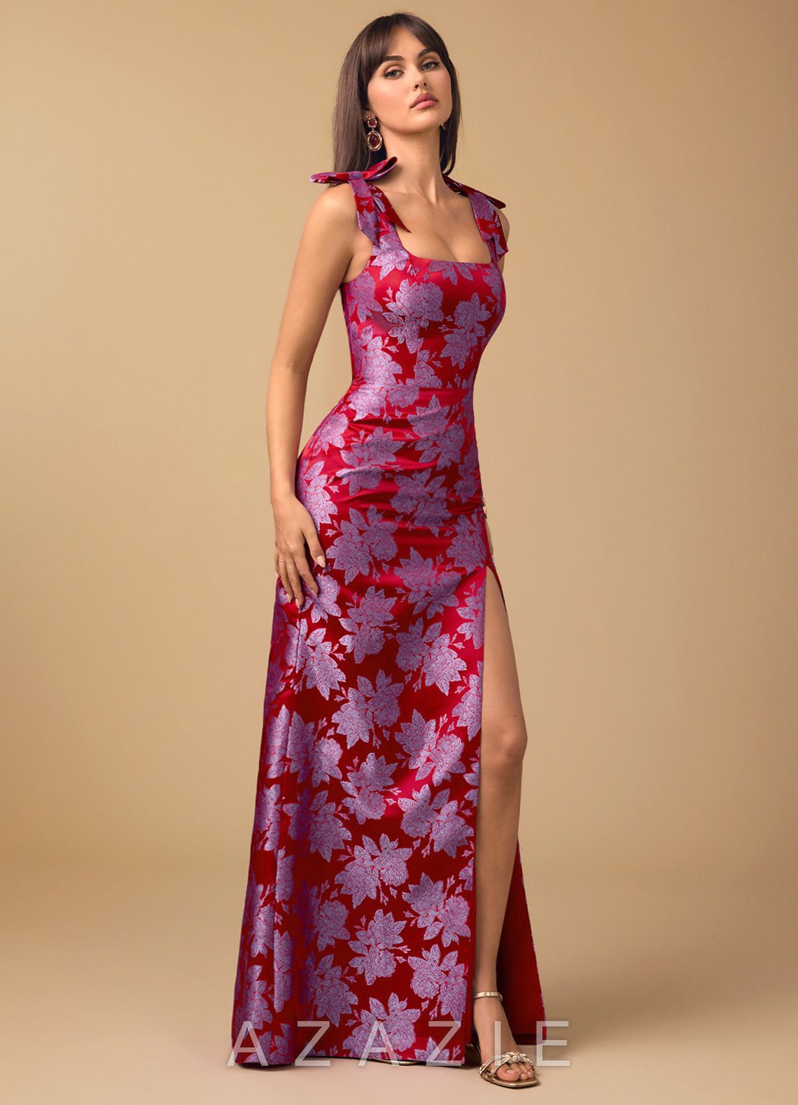 Jenny {color} Maxi Dress  sp_crimson_lilac_#cl134453