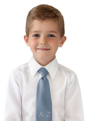 Boy's Matte Satin Neck Tie