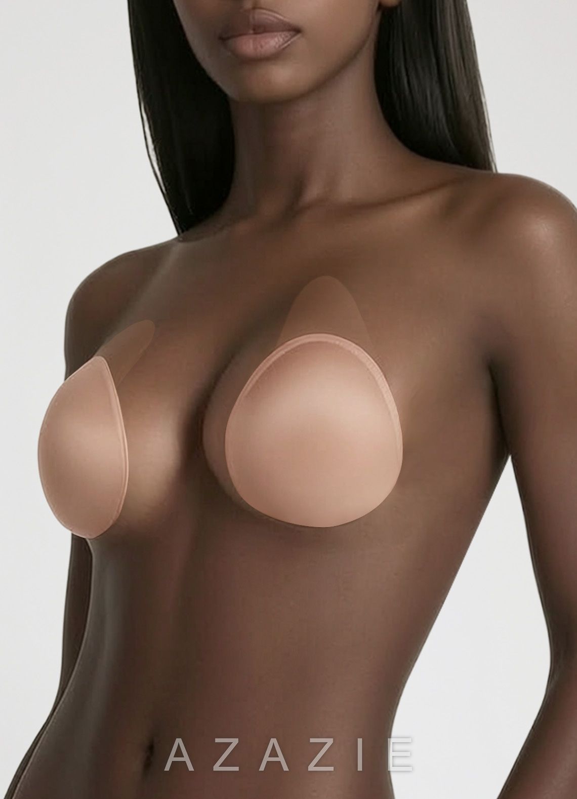 Azazie Fabric Lift Pasties – Gentle Lift, Customizable Cut  sp_caramel_#cl134125