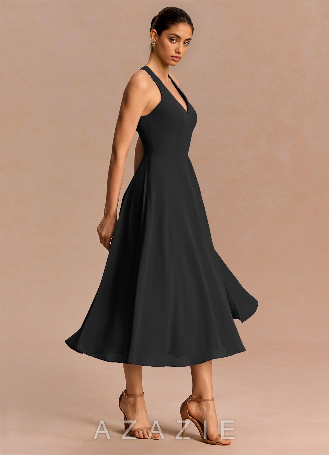 Sonia {color} Midi Dress  black
