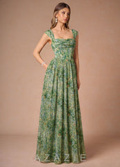 Hazel {color} Maxi Dress  sp_green_floral_#gf134901
