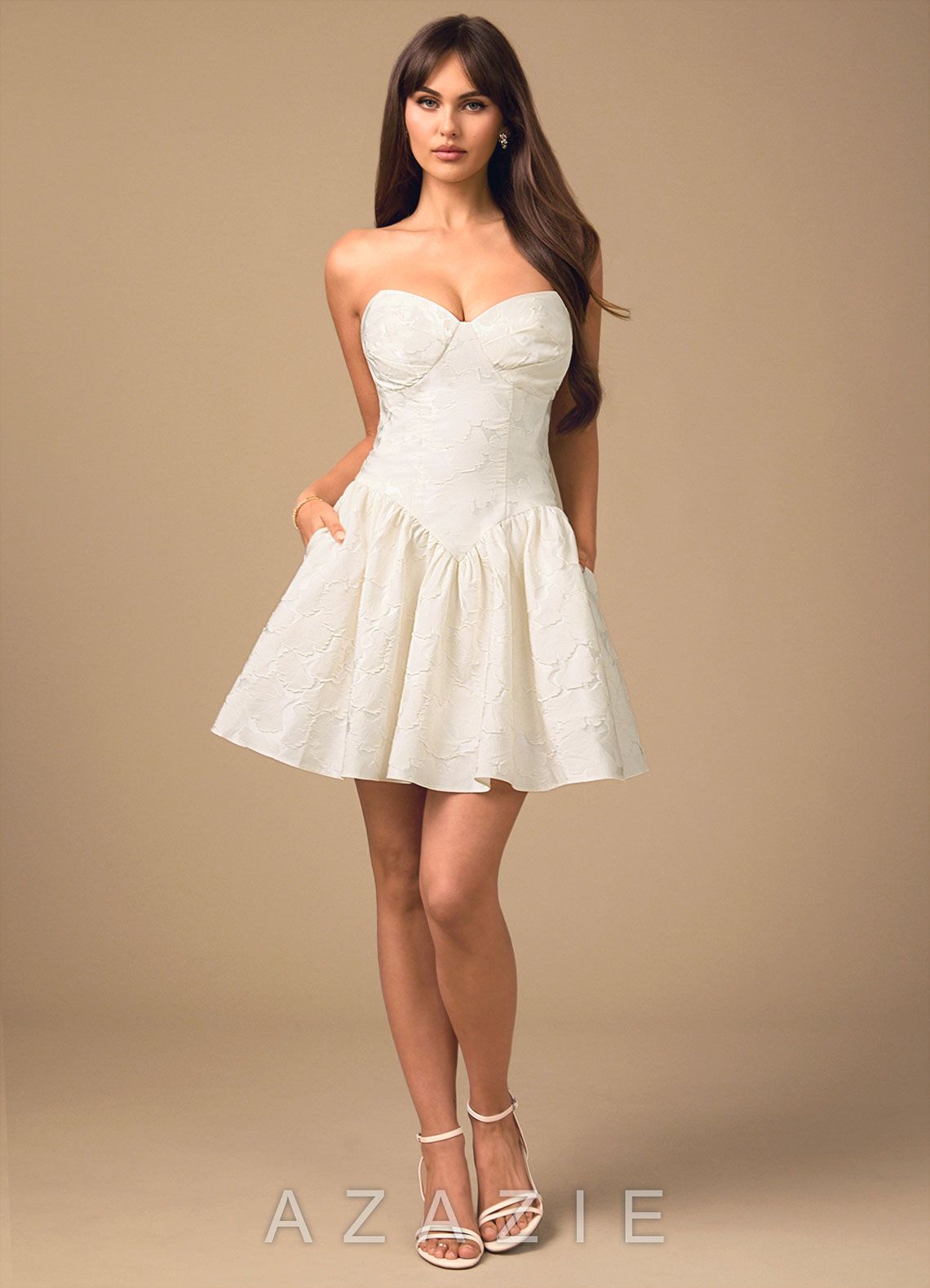 Astra {color} Mini Dress  sp_french_white_#fw134965