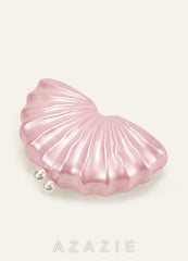 Pearl Shell Acrylic Clutch Bag