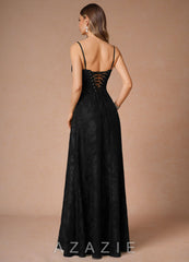 Hollis {color} Lace Back Maxi Dress  sp_black_#b124361