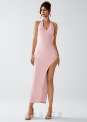 Lorna {color} Stretch Knit Dress  sp_powder_pink_#pp474