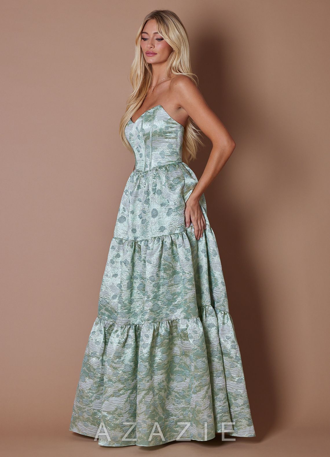 Rena {color} Maxi Dress  sp_mint_shimmer_#ms134236