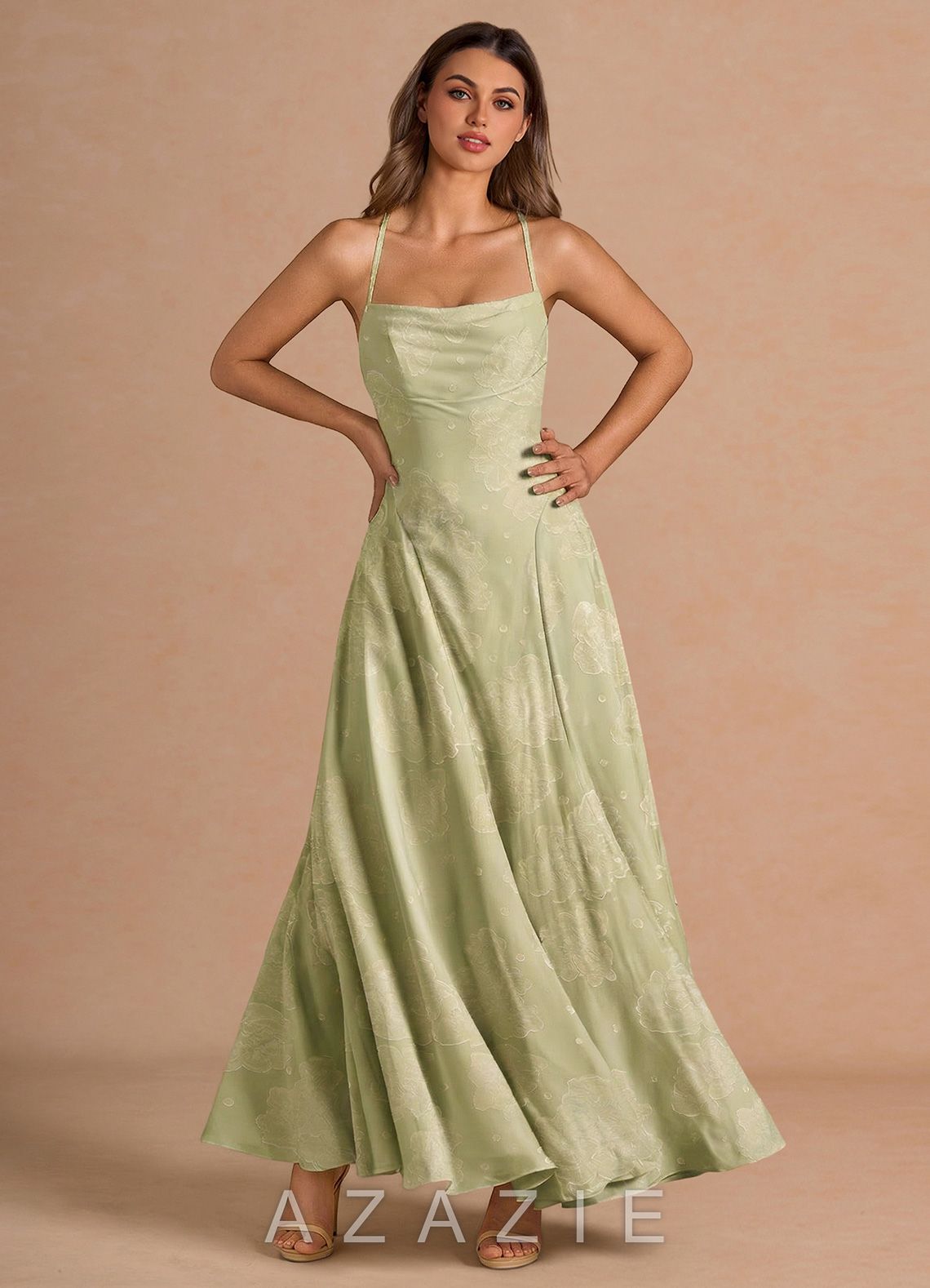 Nyselle {color} Maxi Dress  sp_celadon_#cn134718