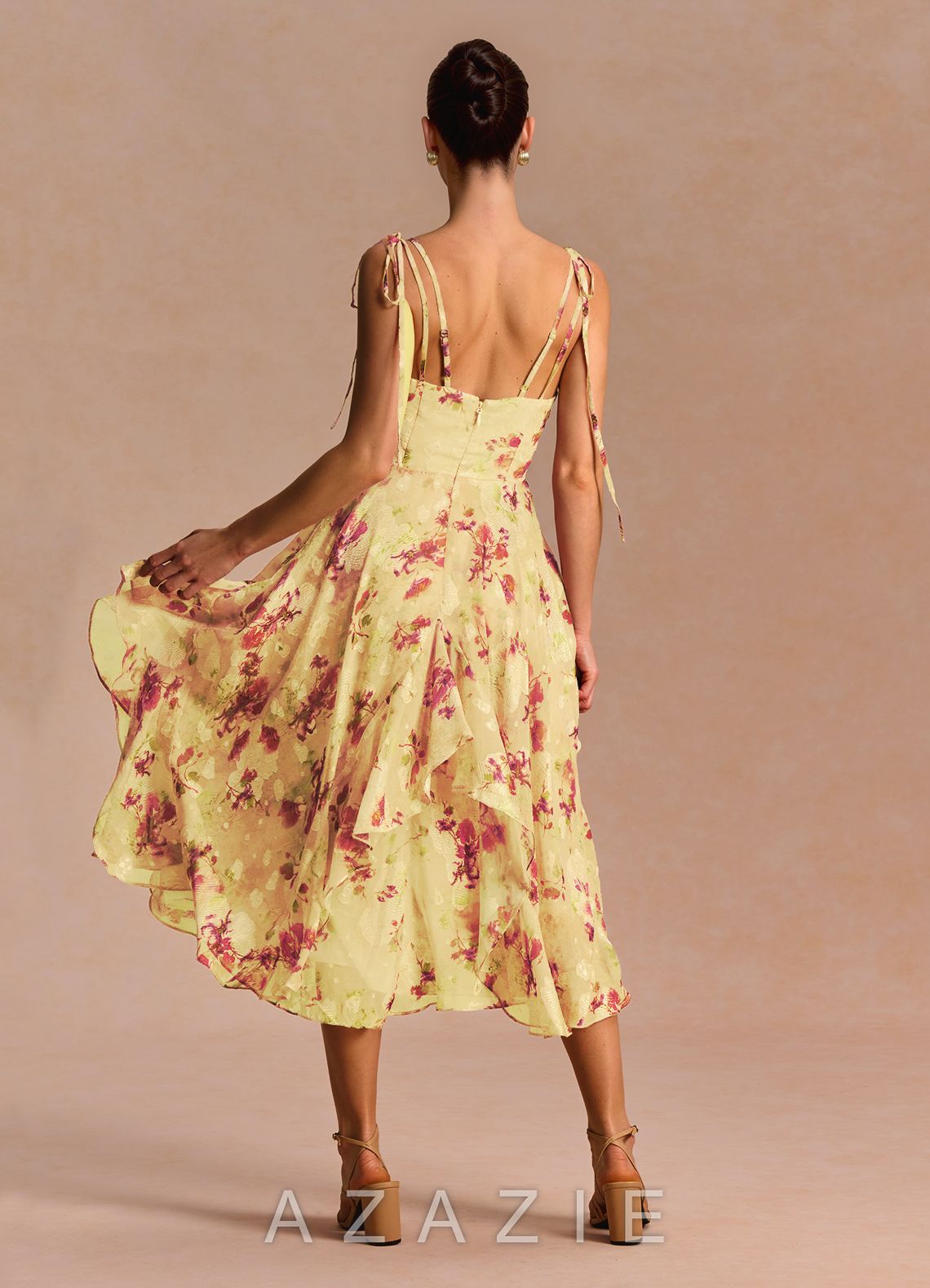 Harmony {color} Midi Dress  sp_light_yellow_#ly337