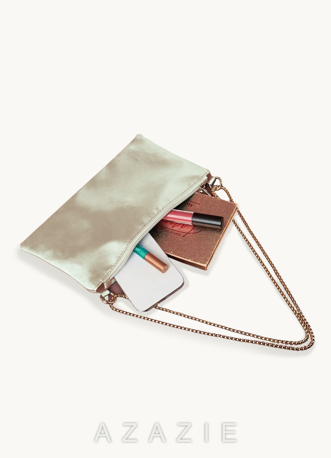 Metallic Chain Underarm Bag