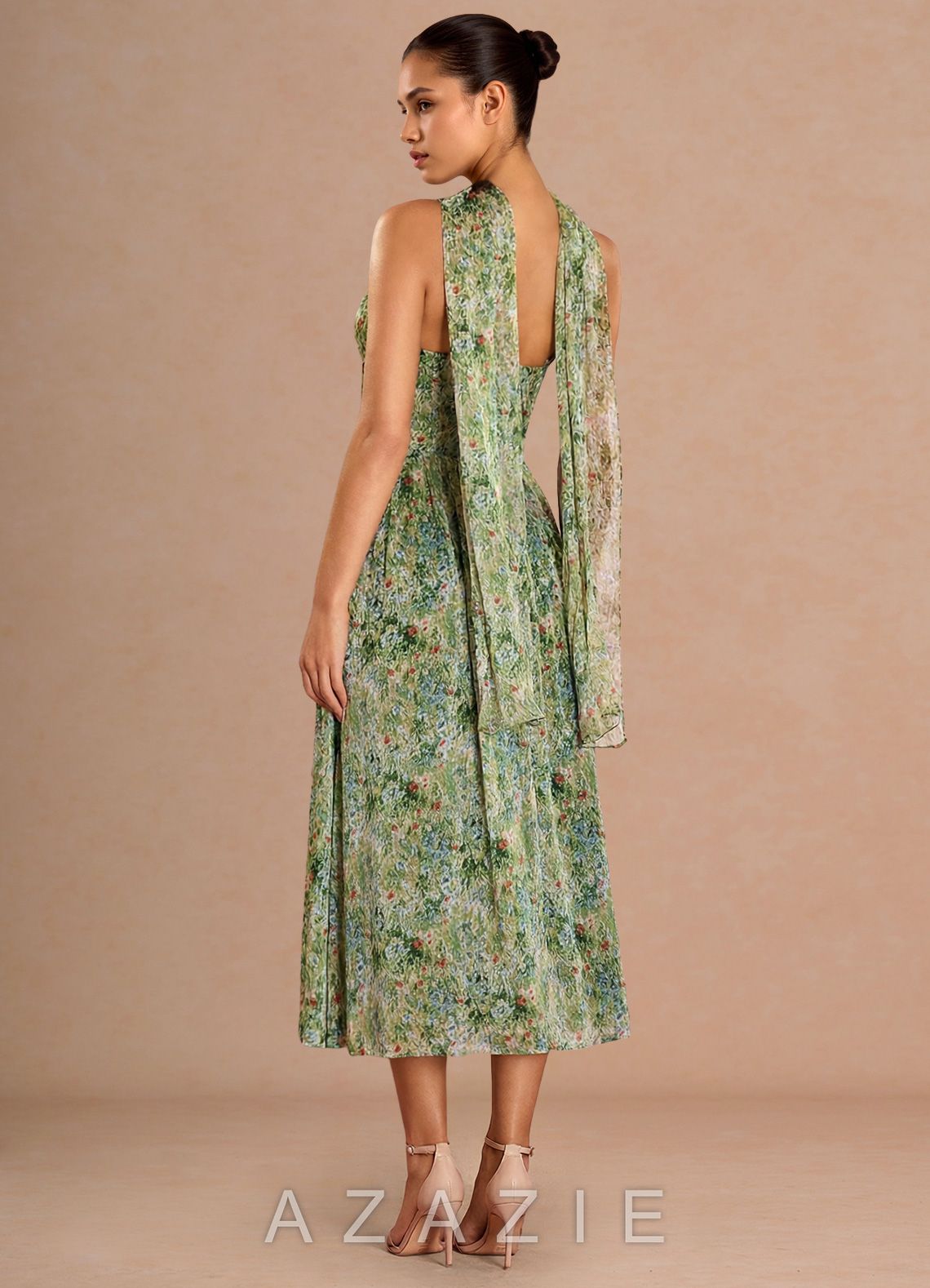 Lolla {color} Midi Dress  sp_green_floral_#gf134901