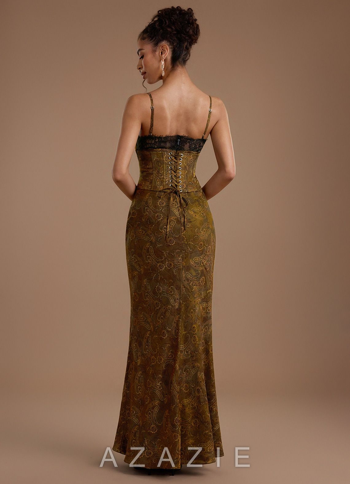Reya {color} Maxi Dress  sp_mocha_paisley_#mp134312