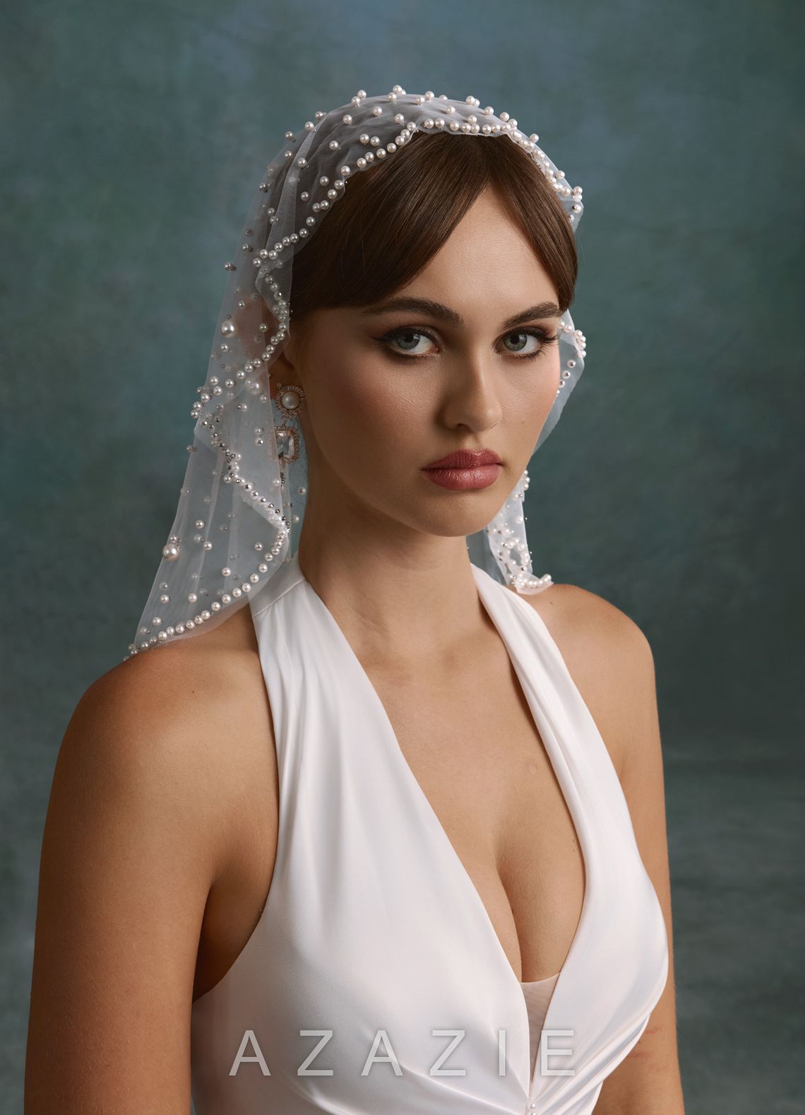 Pearl Mesh Mini Blusher Veil