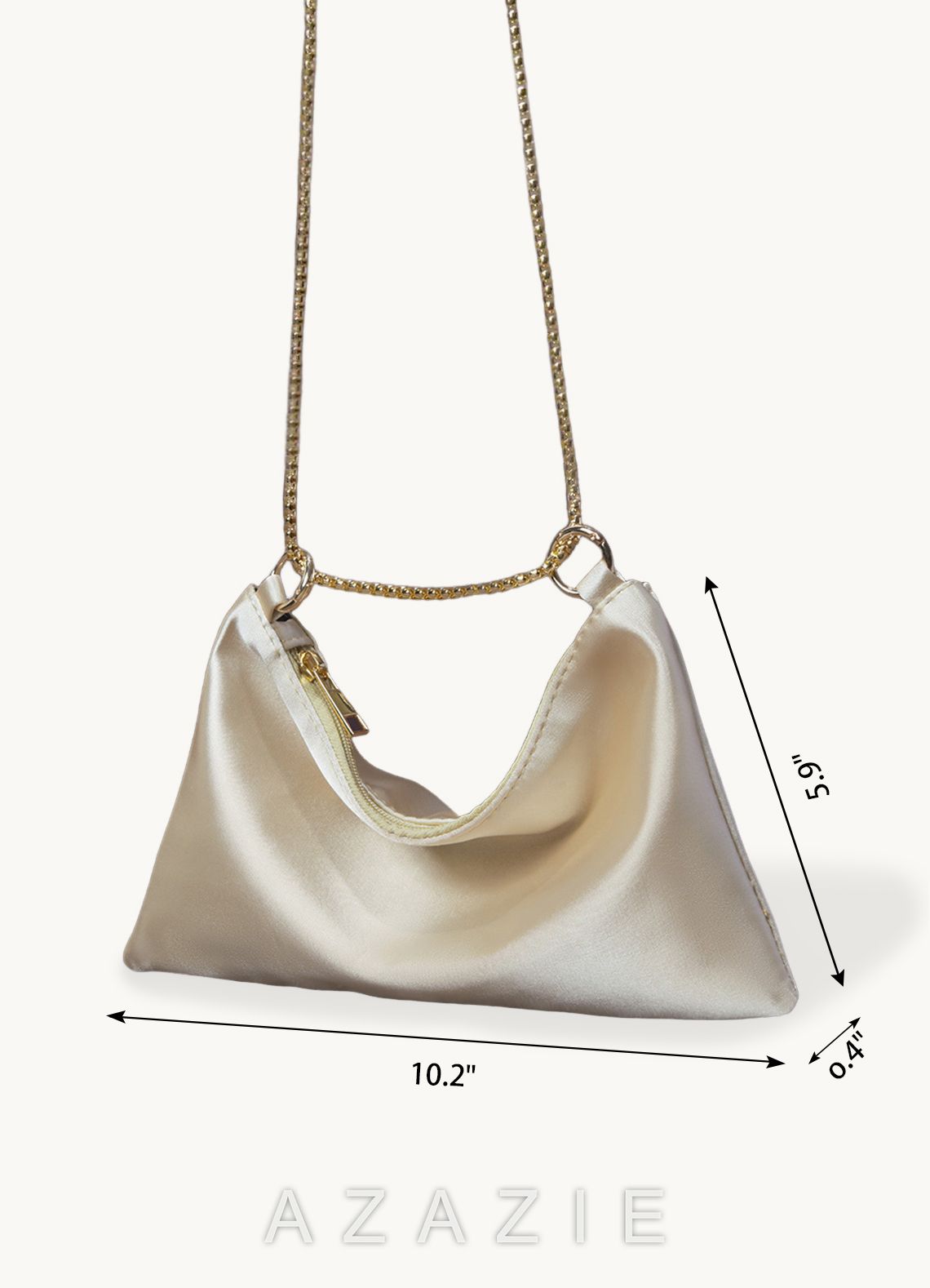 Metallic Chain Underarm Bag