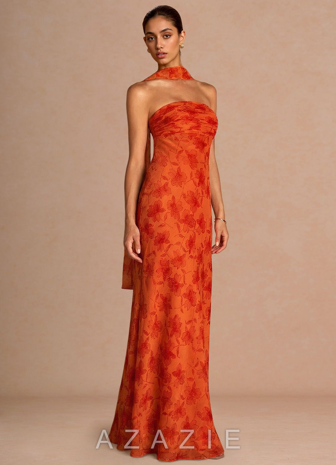 Aisha {color} Maxi Dress  sp_tangerine_#te134835