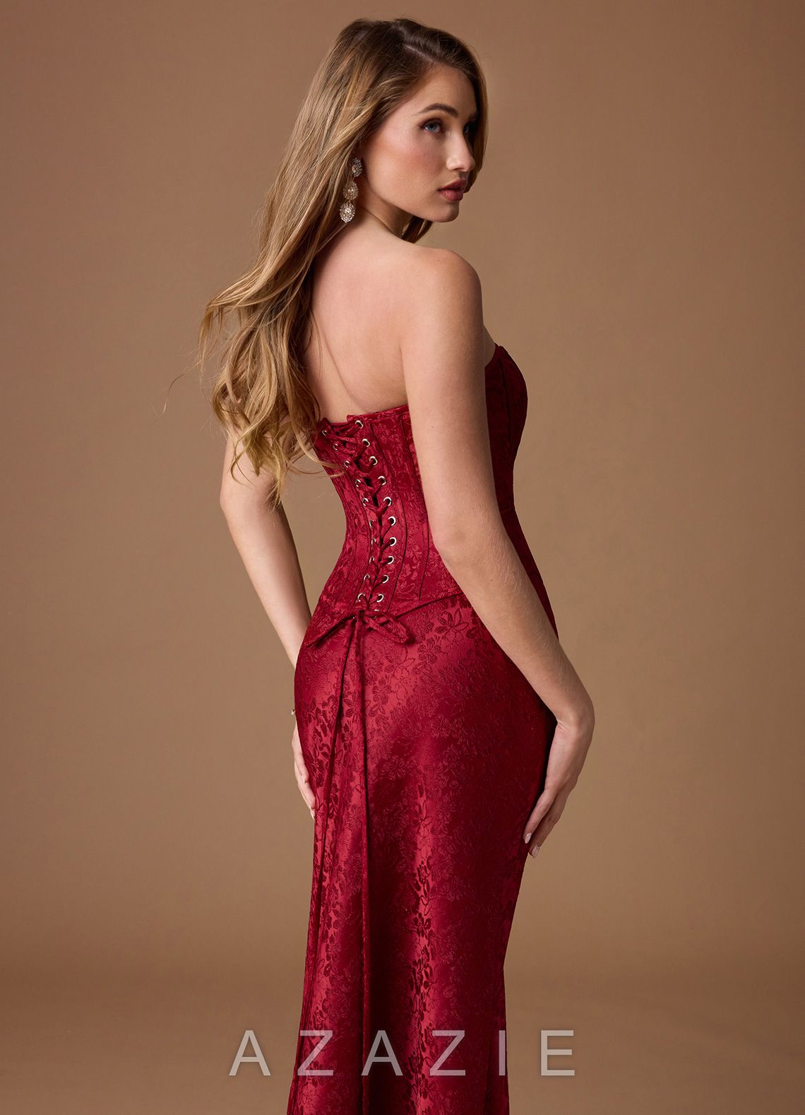 Rianna {color} Two Piece Dress  sp_bordeaux_#bx134302