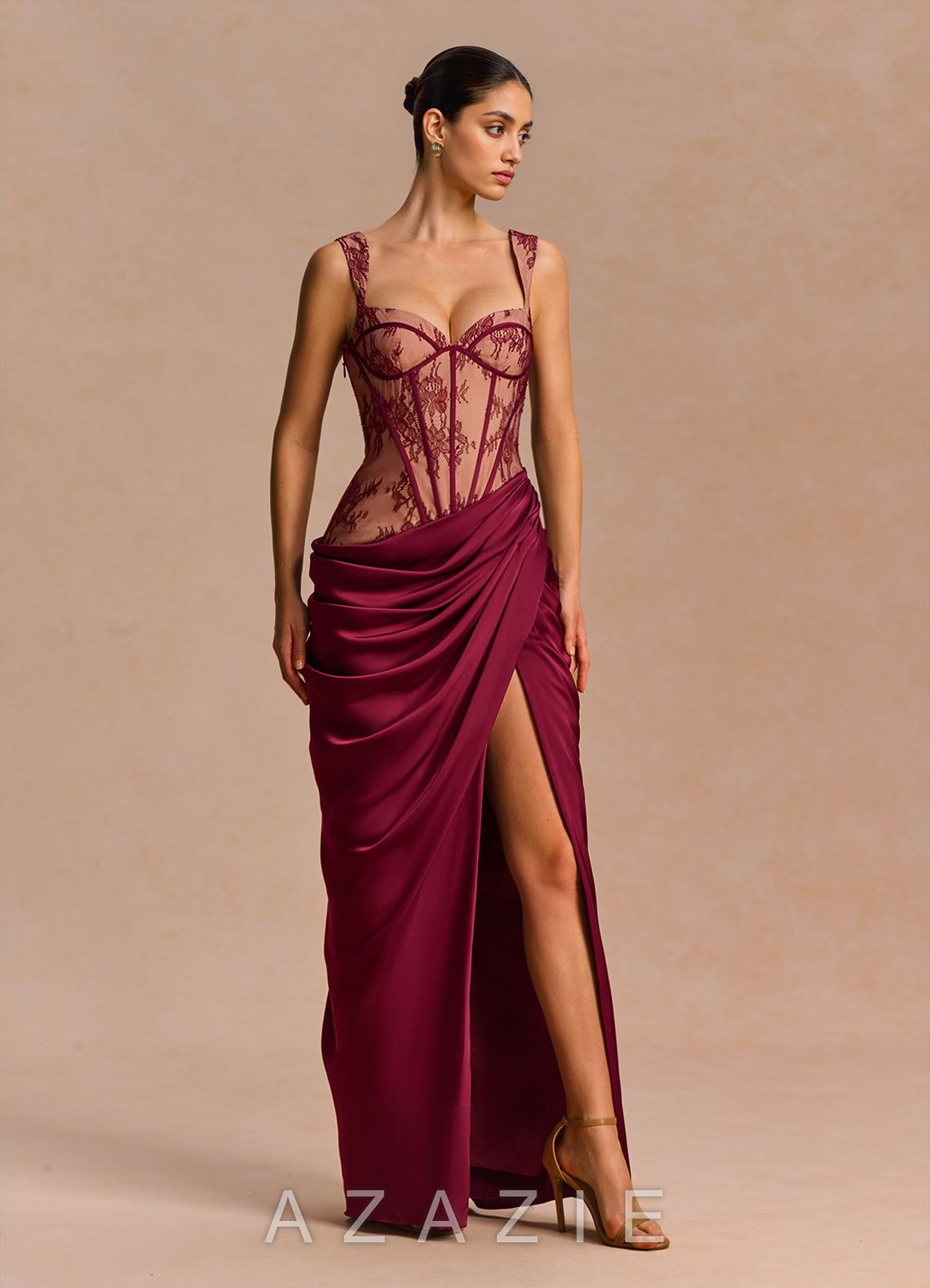 Solenne {color} Maxi Dress  wine_#wn134182