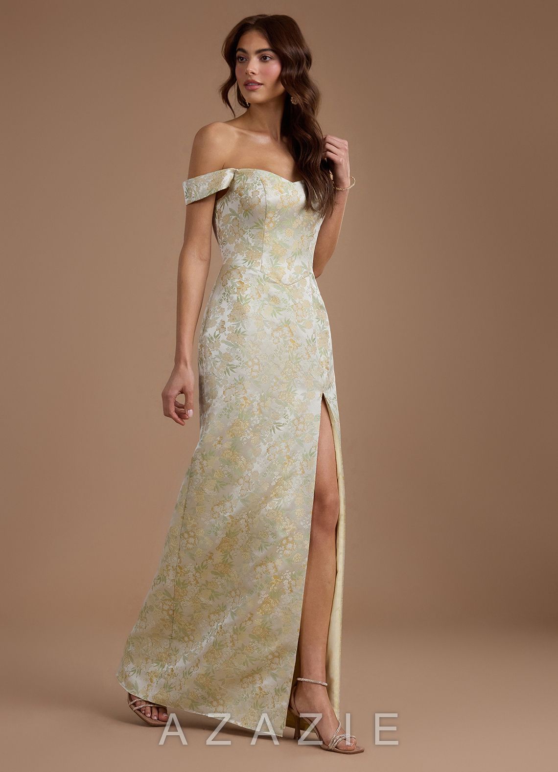 Janet {color} Maxi Dress  sp_buttercream_floral_#bf134389
