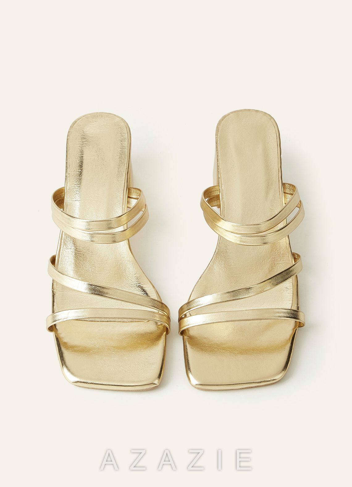 Multi-Way Strappy Block Heel Mule Sandals