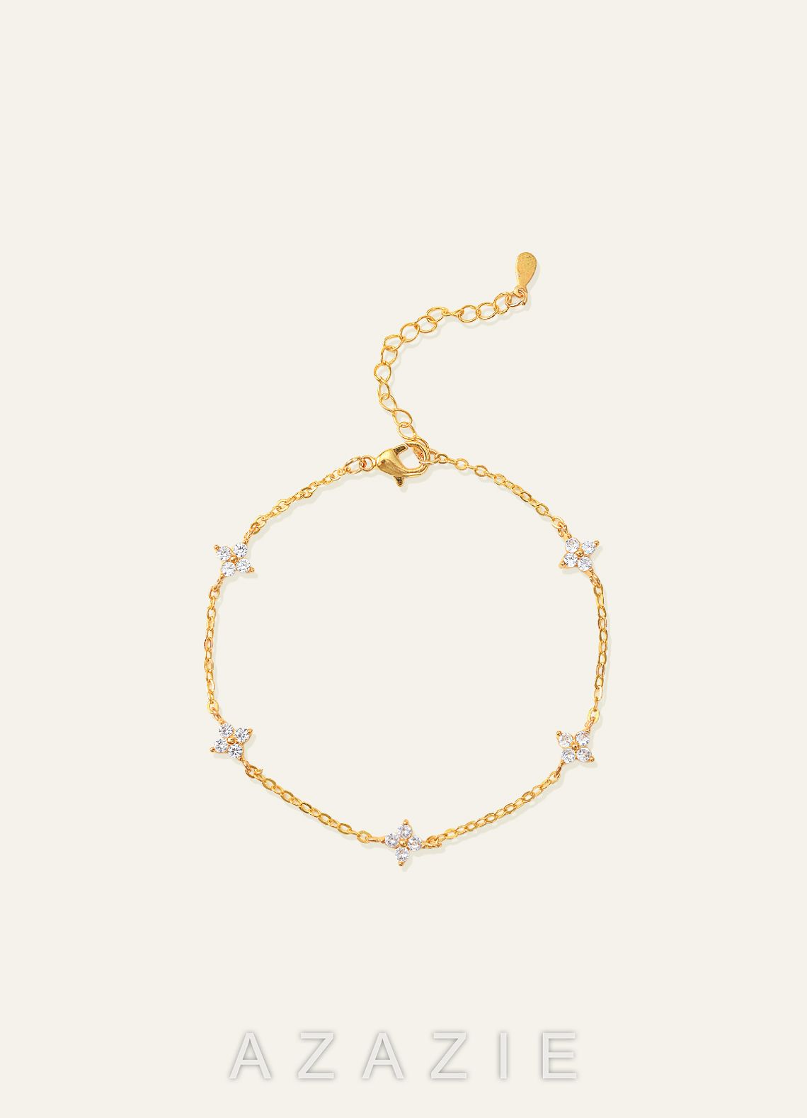 Crystal Flower Jewelry Set