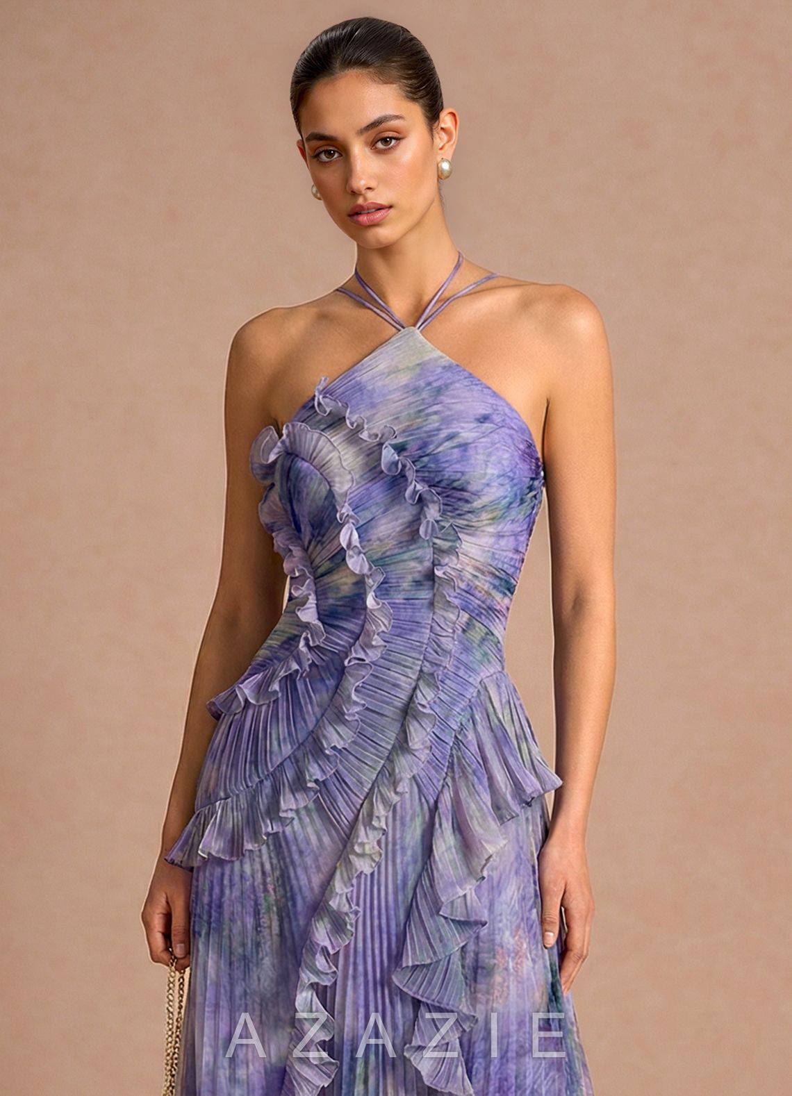 Hatsu {color} Maxi Dress  sp_lilac_#lc134700