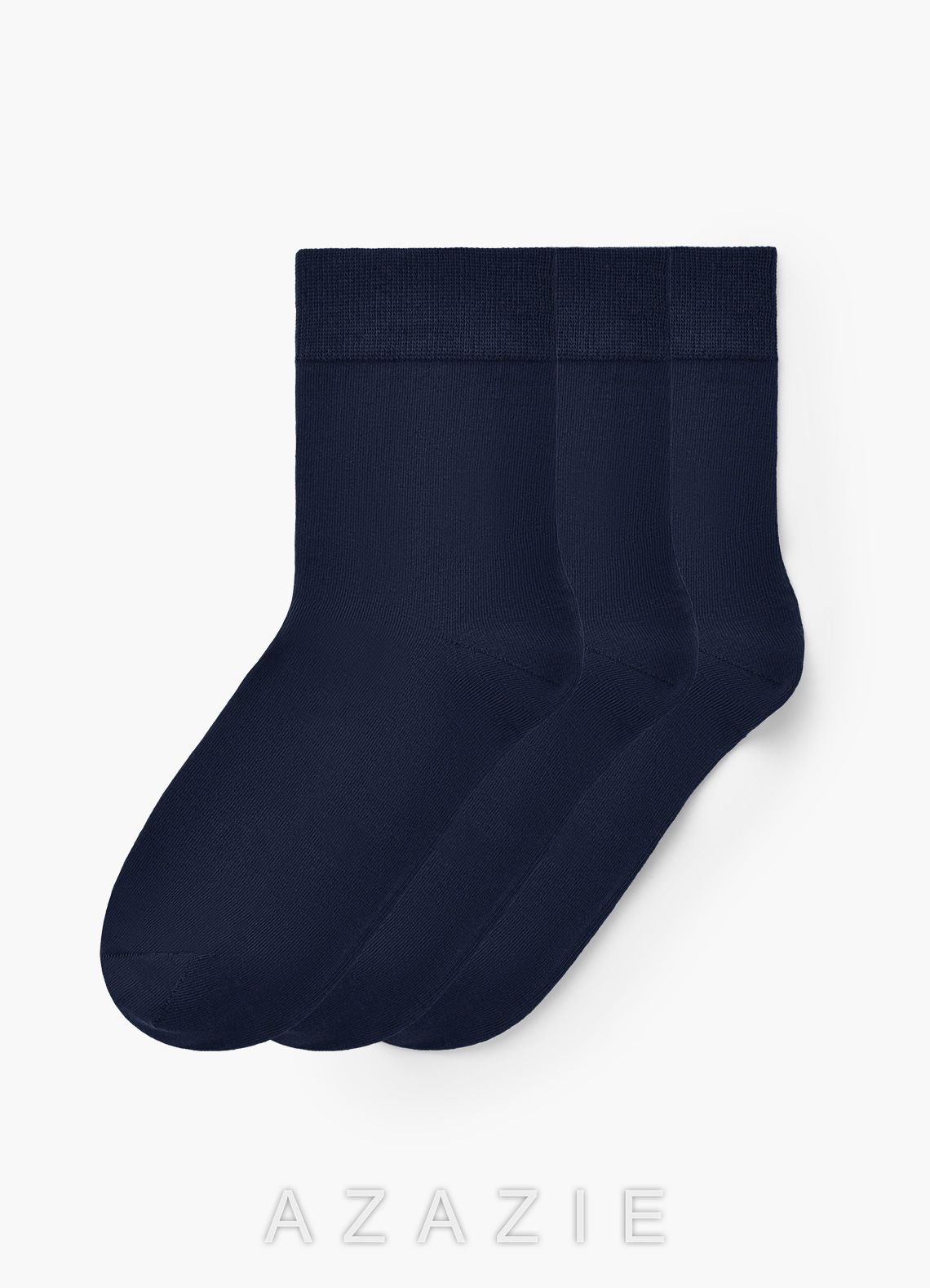 Odor-Resistant Short Crew Dress Socks 3 Pack