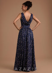 Noellia {color} Maxi Dress  sp_floral_gingham_#fg134370