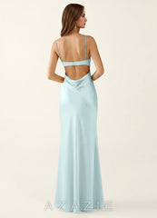 Mariannella Mist Open Back Satin Vacation Dress