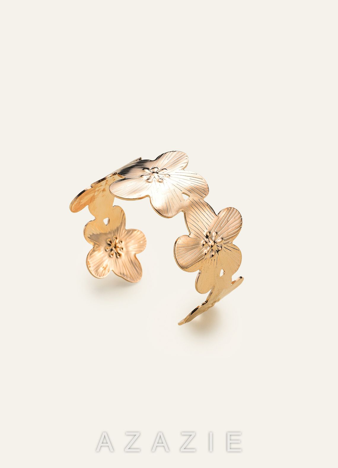Flower Cuff Bracelet