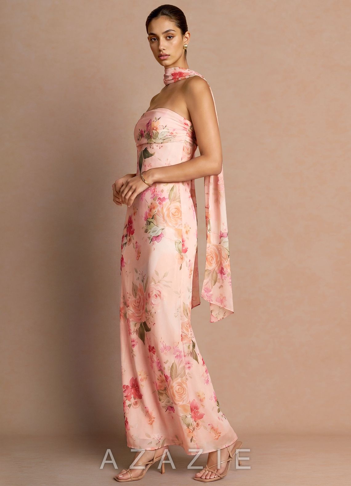 Aisha {color} Maxi Dress  sp_abstract_bouquet_floral_#111401