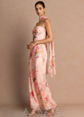 Aisha {color} Maxi Dress  sp_abstract_bouquet_floral_#111401