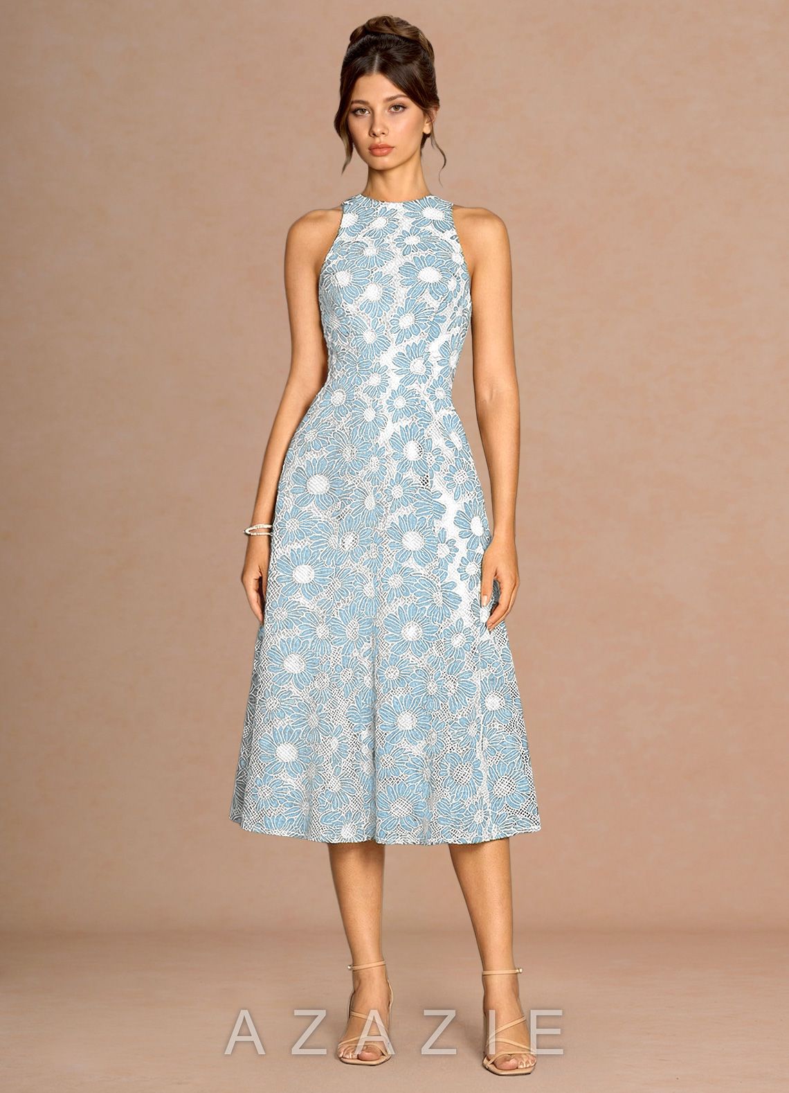 Selira {color} Midi Dress  sp_blue_and_white_#bw134794