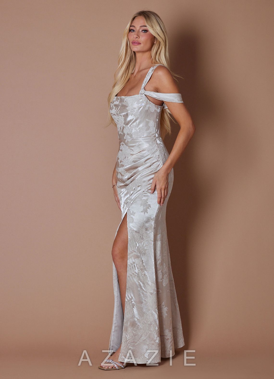 Nicoleta {color} Maxi Dress  sp_platinum_gray_#pg134189